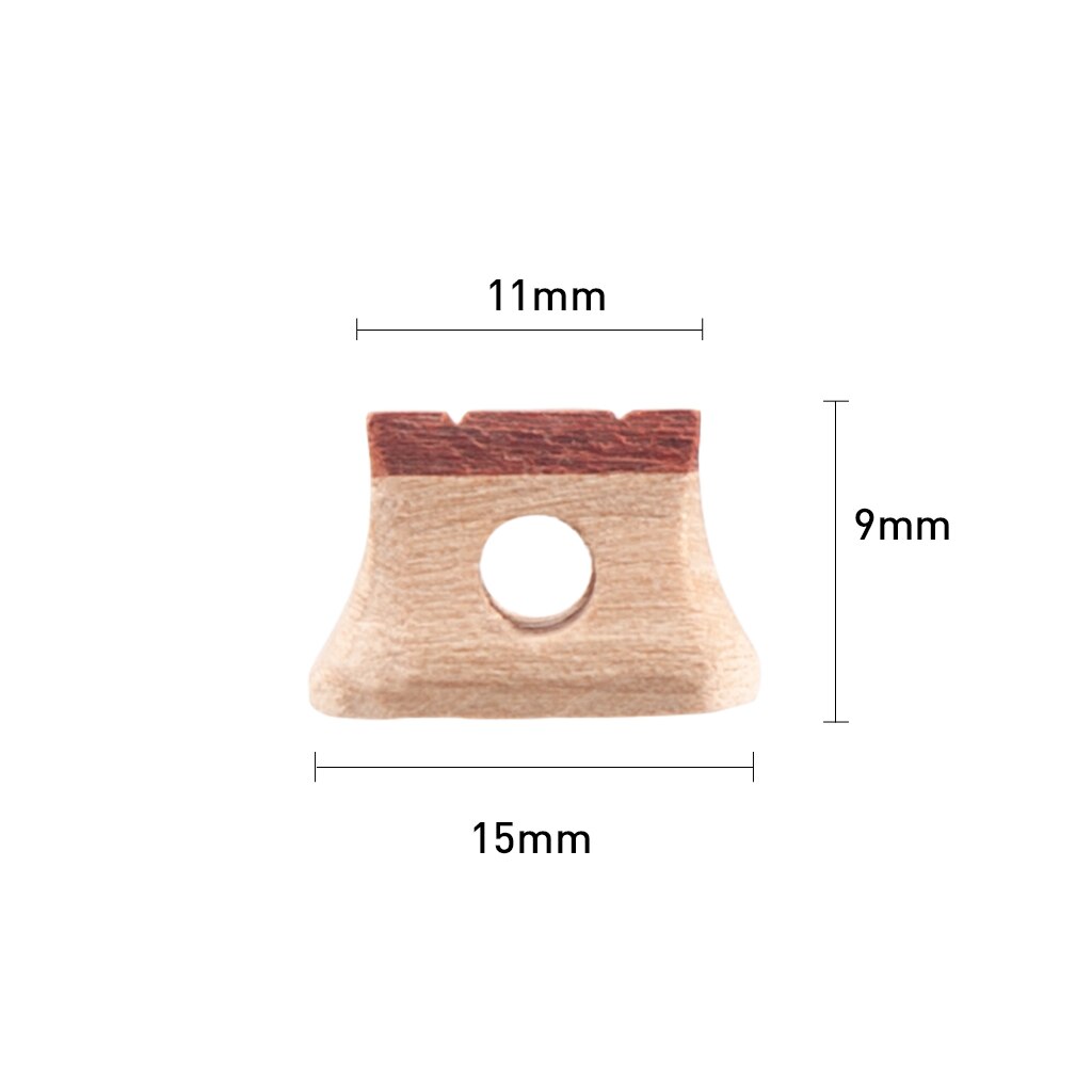 20 piezas de madera de arce, código Erhu chino, puente Mazi