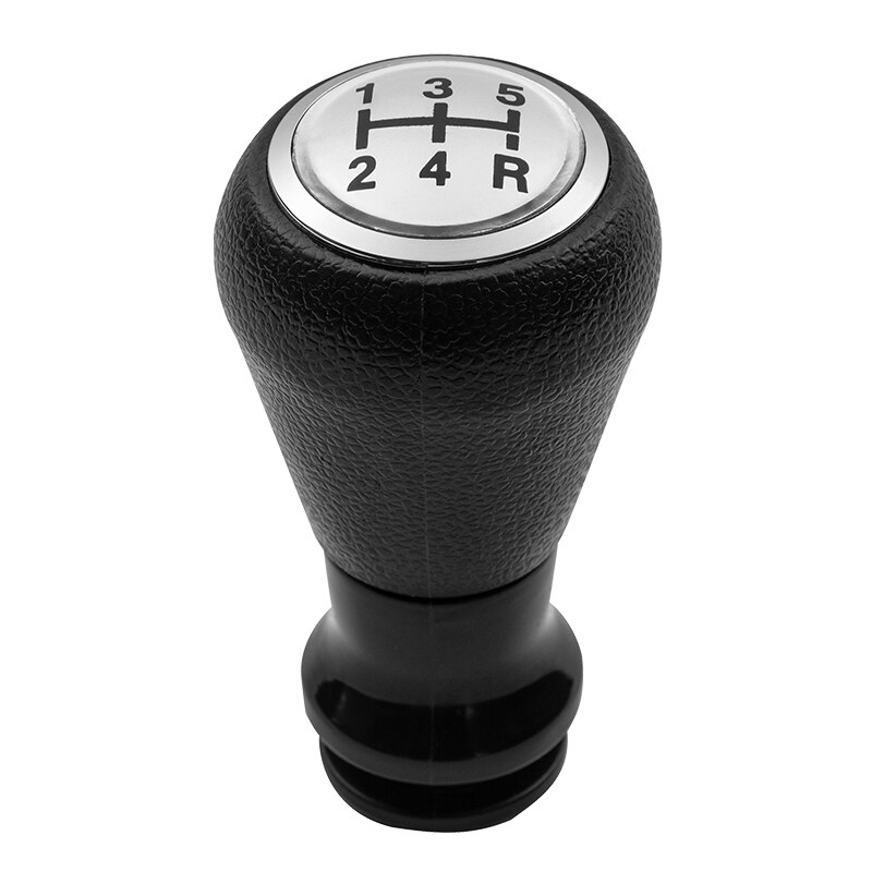 5 Gang Schaltknauf Ärmel Adapter Hebel für Peugeot 106 206 306 406 207 307 407 / Citroen c4 Auto Styling Zubehör: Silber- Ausrüstung Knopf