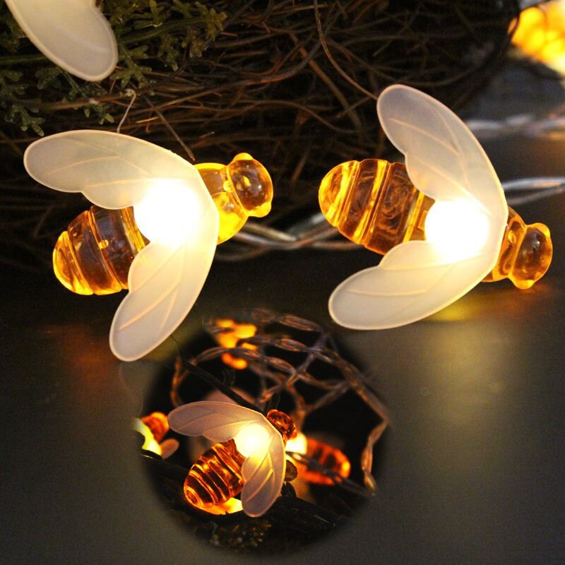 6M 40LED Bee Vormige Led Kerst Slingers String Lig... – Grandado