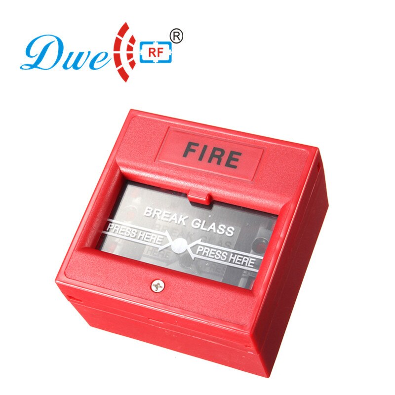 12V emergency breakglass fire alarm manual call point door release exit push button switch