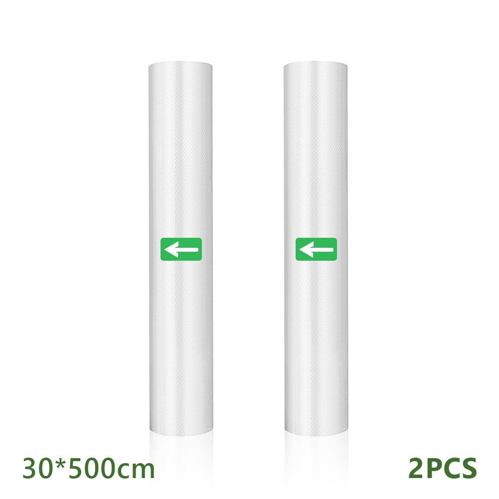 1/2pcs Rolls Embossed Saver Storage Vacuum Sealer Bags 12cm 15cm 20cm 25cm 28cm For Kitchen Packaging Food Vacuum Bags Storage: 2pcs-30cm