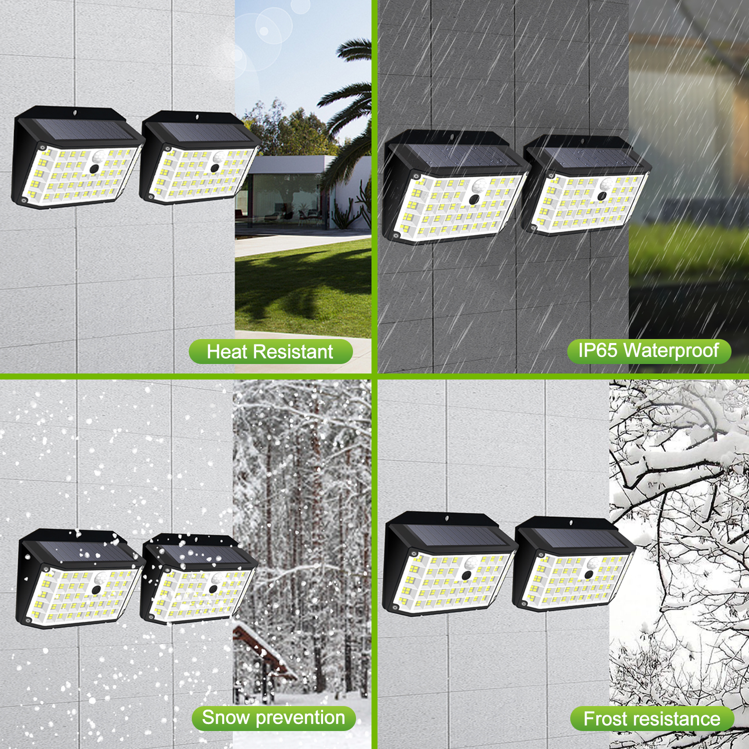 Buitenverlichting op zonne-energie 176 LED-schijnwerpers op zonne-energie IP65 waterdicht 3 modi wandlamp voor buiten veranda tuin