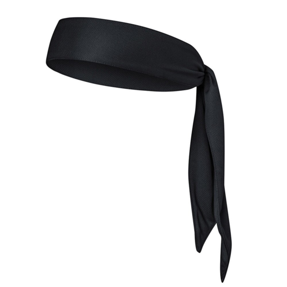 2 stück dehnbares stirnband, sport-schweißband, haarband zum binden für outdoor-aktivitäten wie laufen, tennis, basketball und yoga (schwarz)