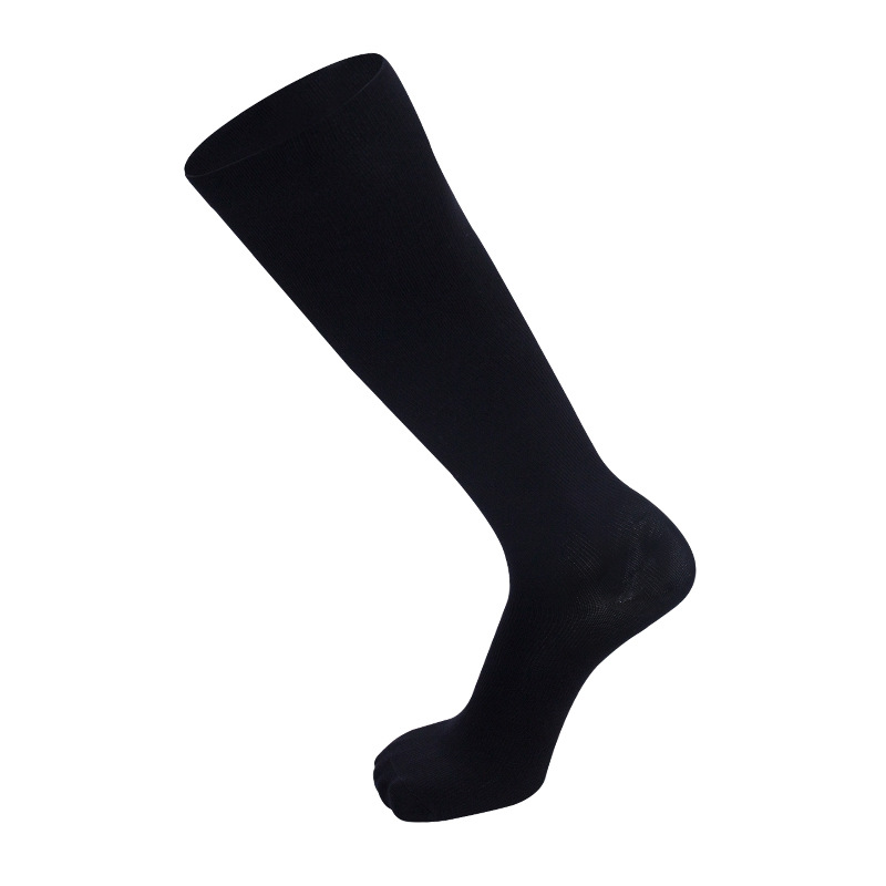 5 Pairs 20-30 Mmhg Graduated Compression Sport Socks Firm Pressure Circulation Orthopedic Support Stockings Hose Long Socks