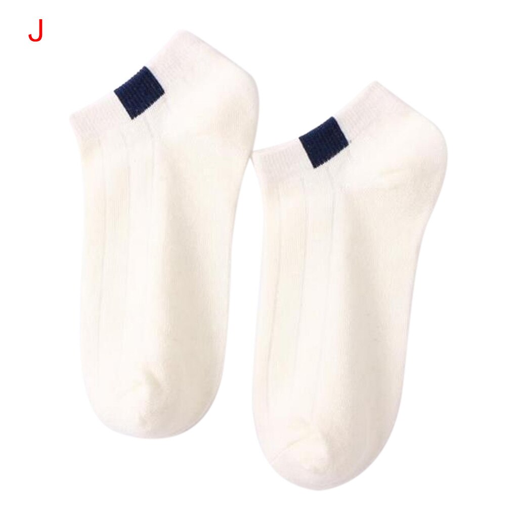 25 # Корейский Стиль Femmes Décontracté Coton Solide Couleur Pure Confortable Chaussettes Harajuku Style Sans Couture Coton Chaussettes: J