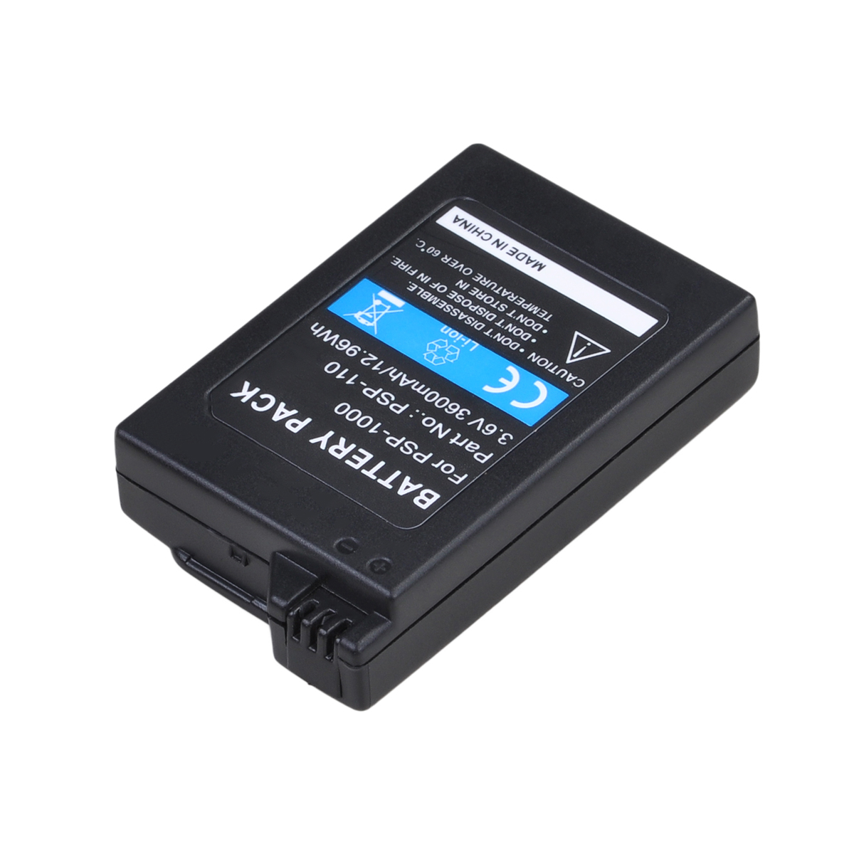 3600mAh PSP1000 Battery / PSP-1000 Battery Charger for Sony PSP-110 PSP-1001 PSP 1000 PlayStation Handheld Console: 1x Battery