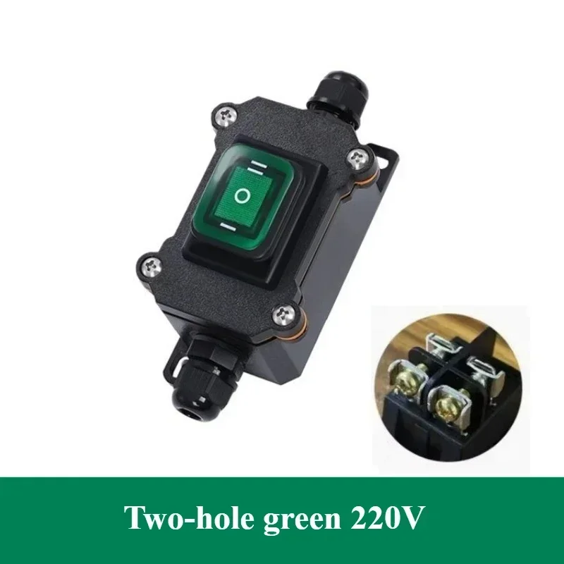 Waterdichte schakelaar Waterdichte scheepstype schakelaar 220V/24V/16A/30A Regenbestendig buiten de elektrische kamerAmpere boxSeconde versnelling IP65: Ivoor