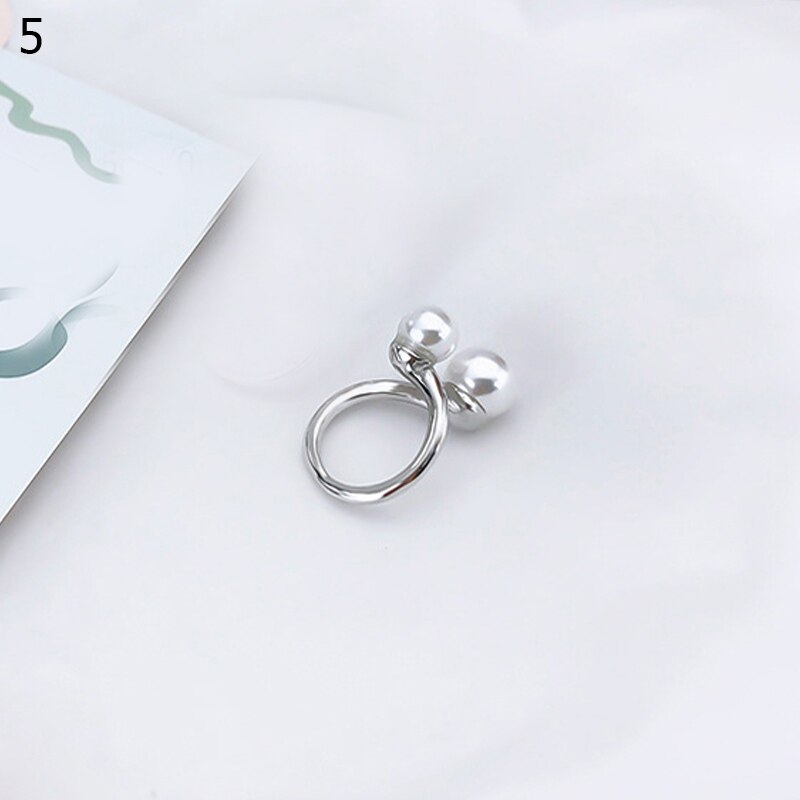 Zijden Sjaal Paard Joint Ornamenten Charmante Retro Vintage Trendy Bruiloft Broche Gesp Sjaal Clips 1Pcs Vrouwen sieraden: Imitation Rhodium Plated