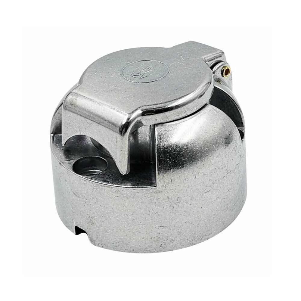 7 Pin 12V Car Trailer Towing Electric Aluminium Alloy Caravan Plug Socket Towbar Towing Socket Adapter