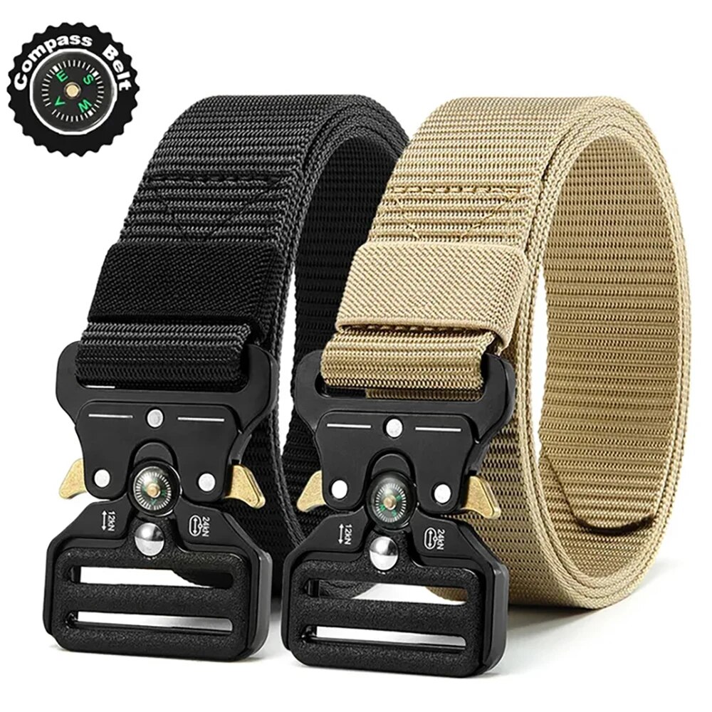 Ceinture Boussole Multifonction pour Homme, Toile de , Nylon, Luxe, Environnement, dehors, Femme, Extérieur