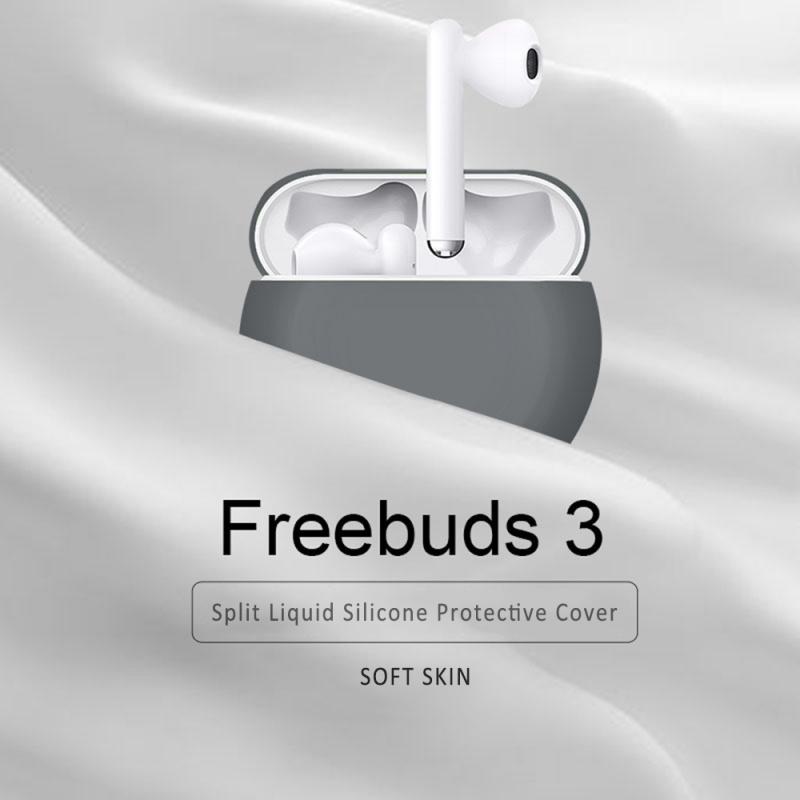 Funda protectora de auriculares para Huawei Freebuds 3 Bluetooth resistente al agua de silicona para Huawei