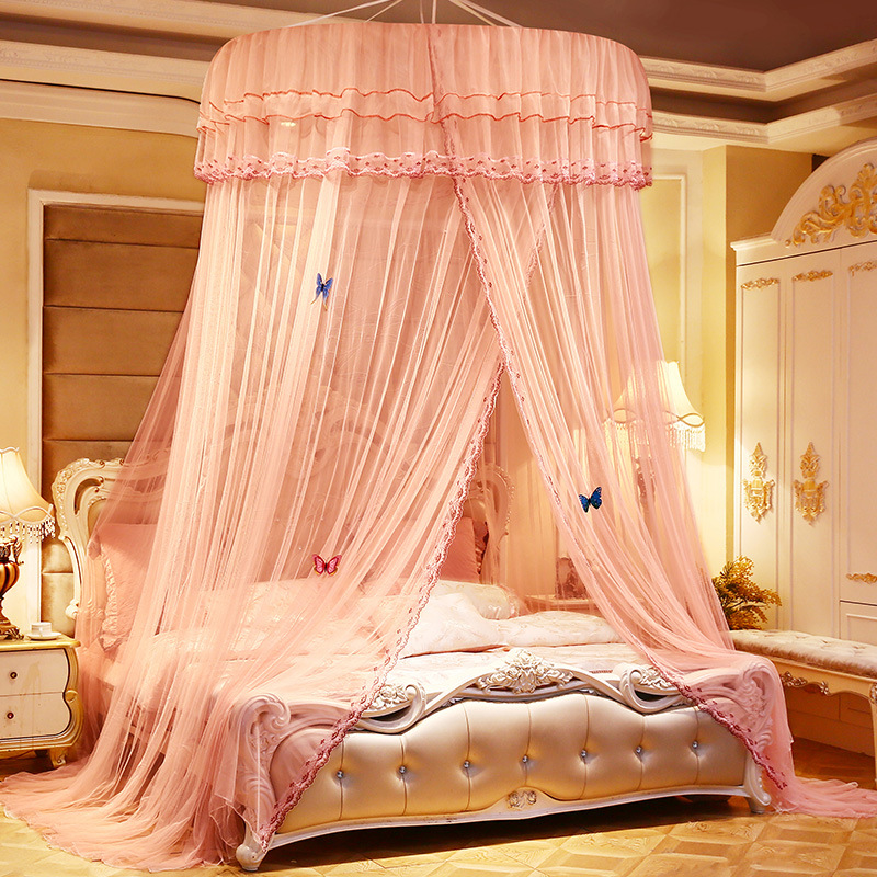 Rideau de plafond à moustiques suspendu | Manteau de lit princesse, moustiquaire sur pied rouge pour mariage, rideau couvre-lit pour décoration de maison: 1.2 Jade