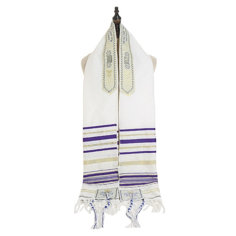 Messiansk tallit bönesjal för kvinnor och män tallit bönesjal talitnia