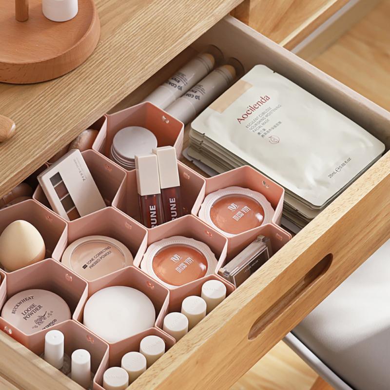 Einstellbare Waben bilden Schublade Organizer DIY Netz Lagerung Organizer Schindel Schublade Teiler Für Sortierung Höschen Socken