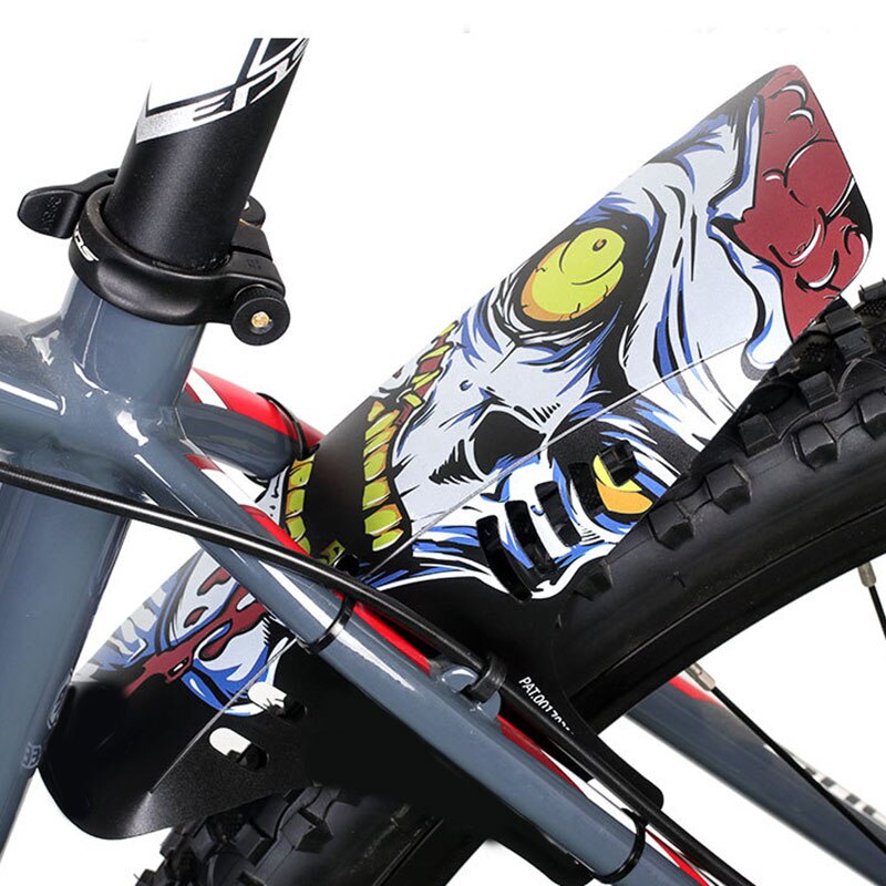 Cykelskærme mudguard bærbar rainguard for- og bagkompatibel cykel mudderbeskyttelsessæt til universal mountainbike  b2c