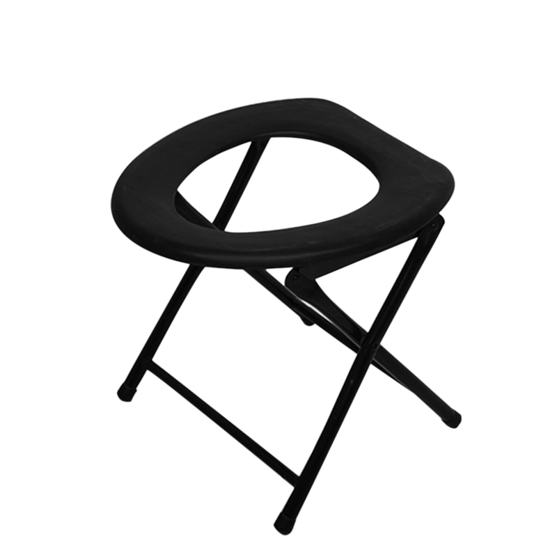 Bærbar styrket sammenklappelig toiletstol rejse camping klatring fiskekammerat stol udendørs aktivitet tilbehør: Default Title