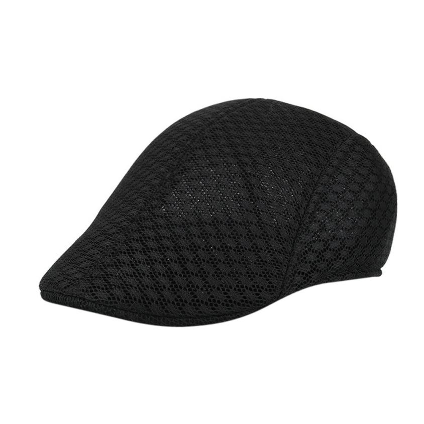 KANCOOLD cap hatsune miku Men bucket hat Breathable Mesh Newsboy Hats Casual Beret Caps gloves PFET4: A