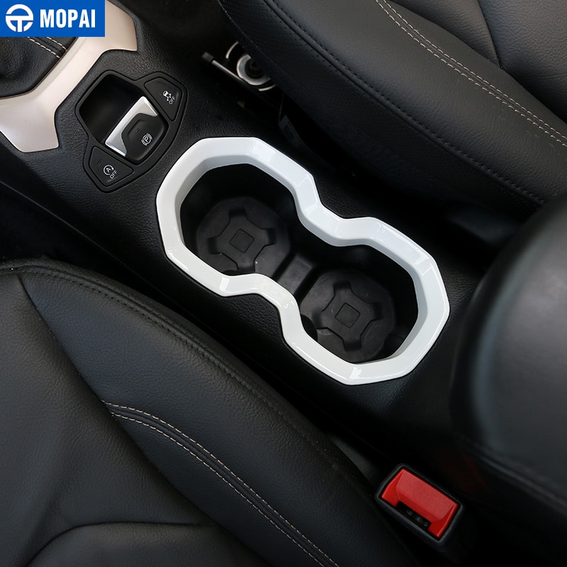 Para coches MOPAI Interior accesorios ABS sostenedor de taza decoración pegatinas para Jeep renegado bebidas titular estilo