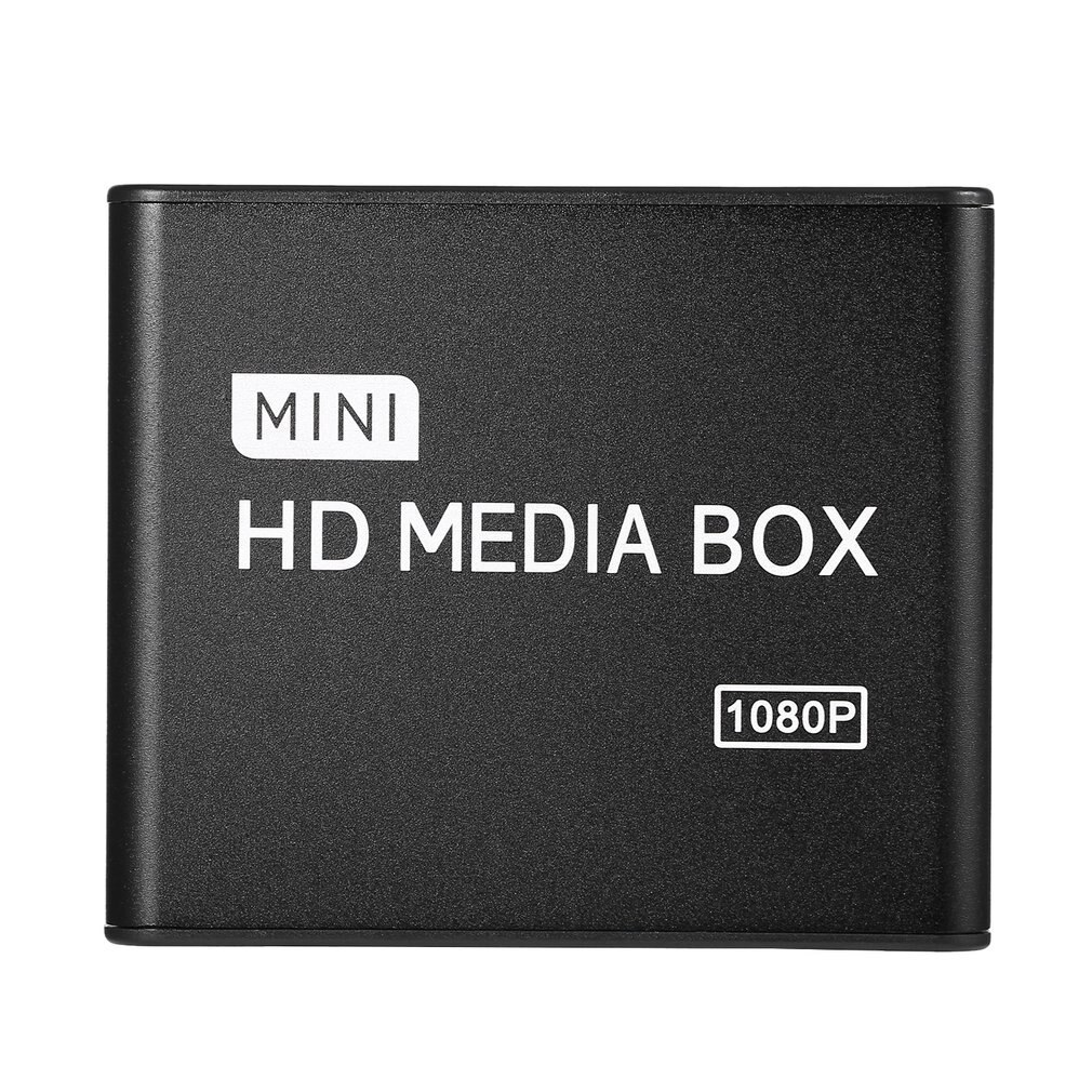 Mini Media Player Box Tv Video Multimedia Player Full Hd 1080P Usb Verwijderen Ondersteuning Mkv RM-SD Usb Sdhc Mmc HDD-HDMI Eu Vs Uk Plug