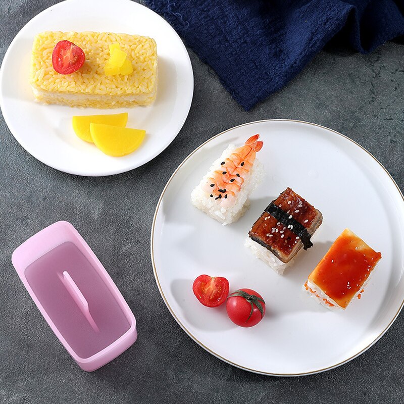 1 stk spam musubi form non-stick rektangulær sushi maker form gør-det-selv sushi risbold køkken musubi maker onigiri presseform