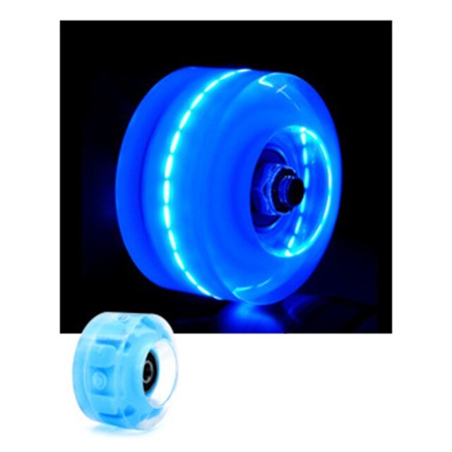 Double Row SKATEBOARD Four Wheels Wheel Luminous Wheels PU Flash Wheels: B