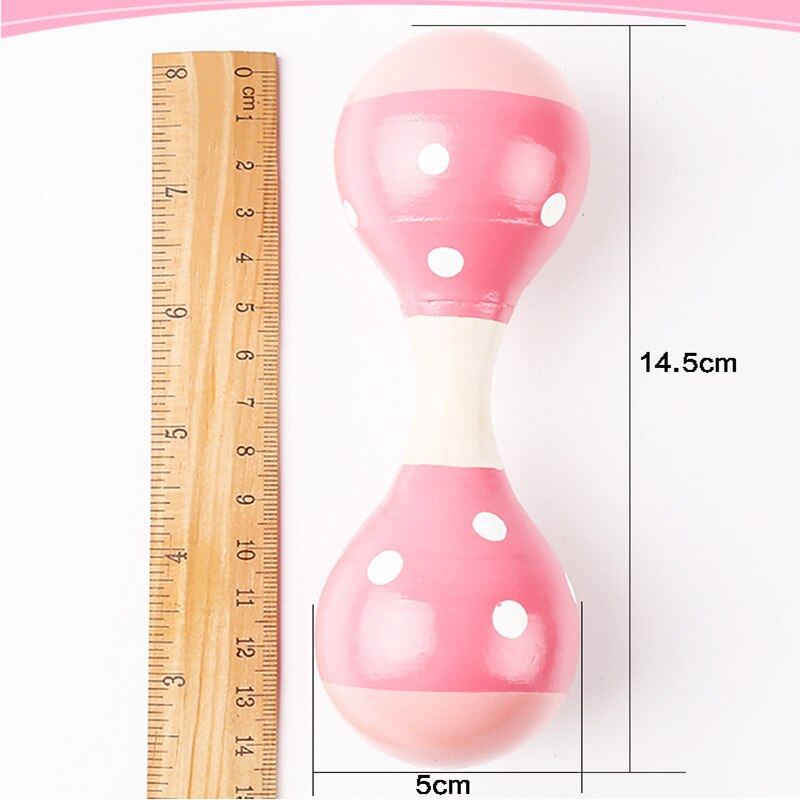 1pc Kid Baby Wooden Ball Toy Double Headed Sand Ma... – Vicedeal