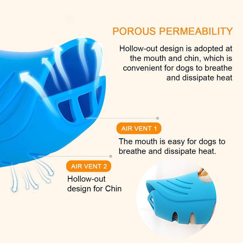 Muselière en Silicone pour petit chien, confortable, sécurisé, Anti-aboiement, pour animal domestique, Corgi, teckel, Shih Tzu Teddy