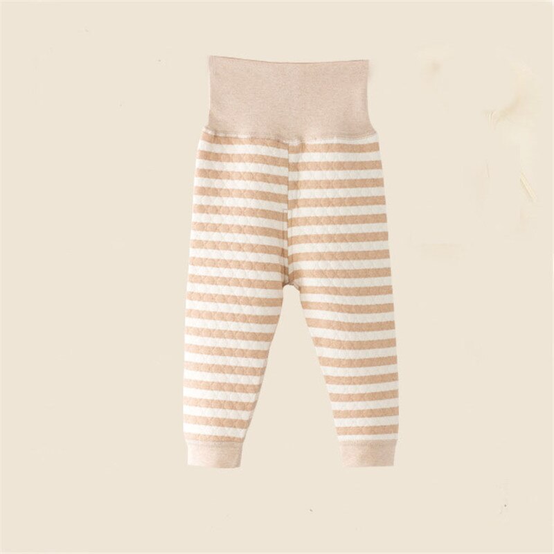 Kinderkleding Baby Biologisch Katoen Hoge Taille Buik-Beschermen Broek, Jongen Meisje Broek, kids Lengte Warme Broek, Dual-Gebruik Bestanden