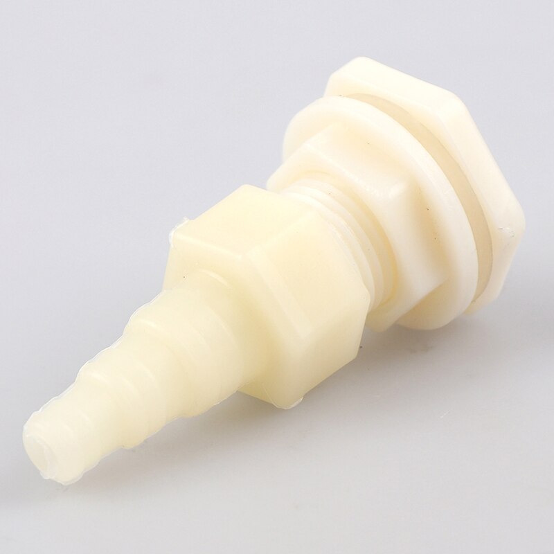 1pc 1/2" Tank Bulkhead Pipe Joints Bucket Inlet Outlet Connector Water Tank Drainage