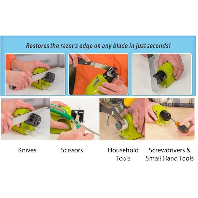 Knife sharpener kitchen multi-function electric whetstone kitchen knife scissors fruit knife sharpening tool kitchen accessories