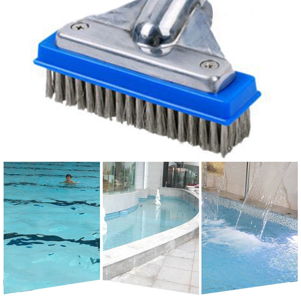 5 inch Swimming Pool Wire Brush Portable Tub Pool SPA Wall Floor Algae Dirt Cleaning Tools Broom Swimming Pool Accessories