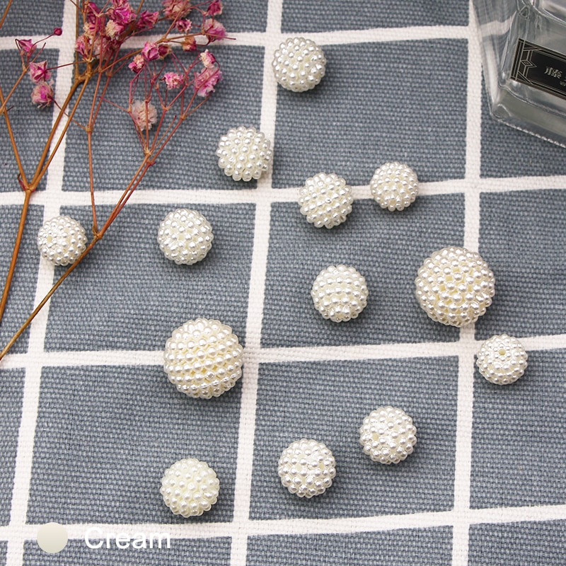 10/12/14/20mm abs perle perler bayberry perler runde løse perler imiteret beklædningsgenstand perler til smykker fremstilling gør-det-selv tilbehør