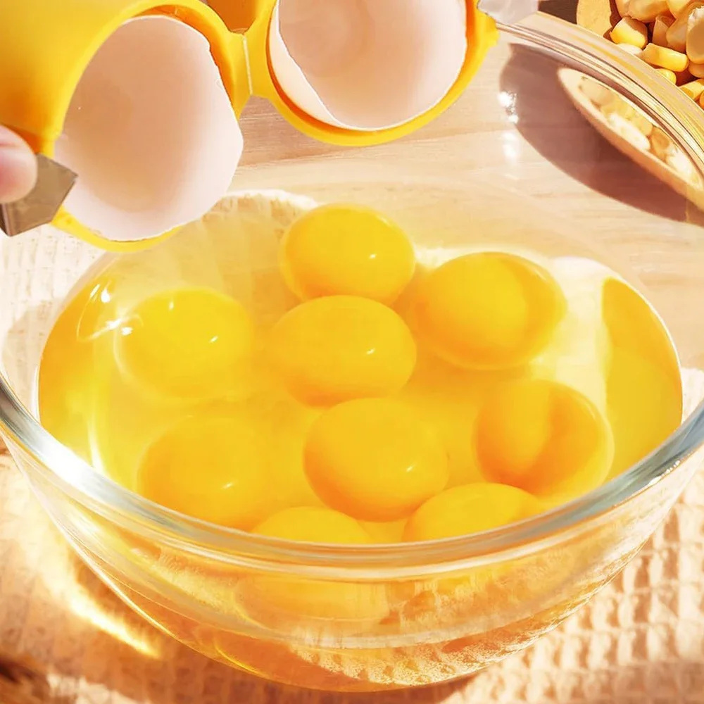 1/2 Uds cáscara de huevo Cracker abridor pelador removedor herramienta separadora para huevos crudos, pelador de huevos de cocina herramienta de electrodomésticos de grietas