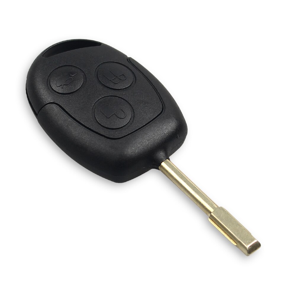 KEYYOU-llave remota de repuesto para coche Ford, transpondedor 4D60/4D63 de 433Mhz para Ford Focus Fusion Mondeo Galaxy, 3 botones, hoja FO21