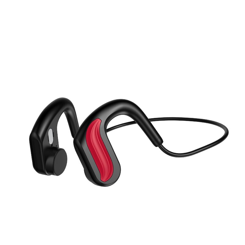 32Gb Muziekspeler IPX8 Waterdichte Zwemmen Bluetooth 5.0 En Mp3 Speler Beengeleiding Duiken/Sport Headset Hifi stereo: Red 32G MP3