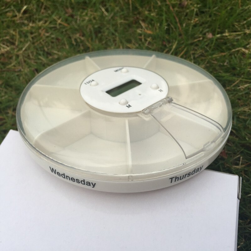 Snabb påminnelse om att ta medicin 7 fack elektronisk påminnelse kit veckovis tablett medicinfodral elektronisk timer resevaror