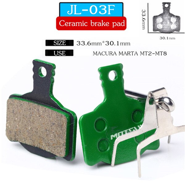Motsuv 4 par cykel keramik skivebremseklodser til mtb hydraulisk skivebremse shiman 0 sram avid hayes magura formula cykelklodser: 03f 4 par keramik