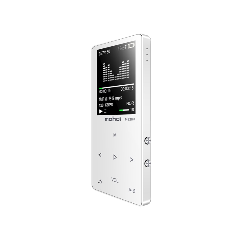 metal bluetooth mp3 player 8gb built-in speaker fm radio e-book voice recorder portable audio sport flac music Video Player