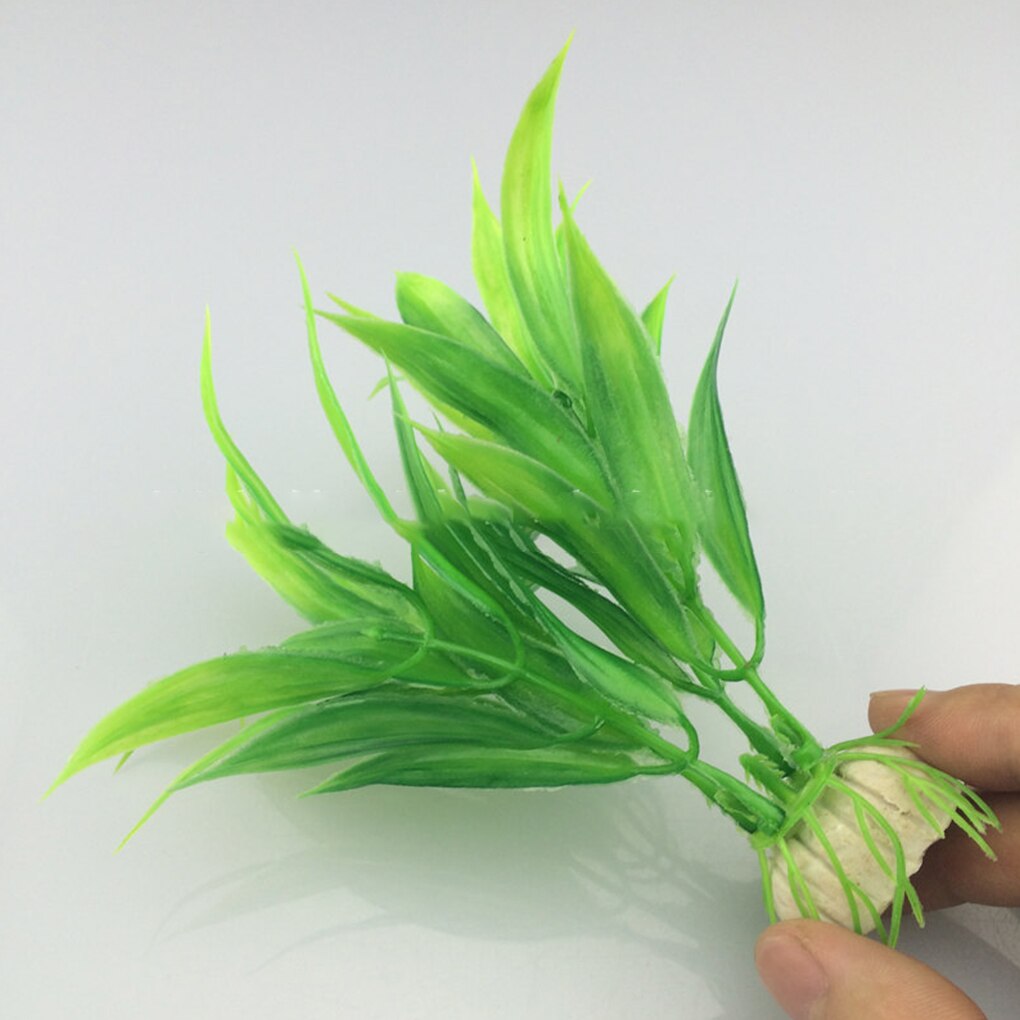 Water Grass Green Plant Aquarium Decoration Artificial Plant Fish Tank Submersible Flower Grass Ornament Decor Underwater Plant