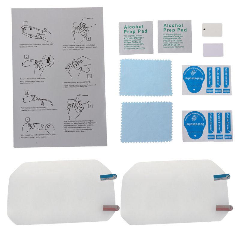 2 Set Cluster Scratch Screen Protector TPU Protection Film For R1200GS LC Adv C400X F850GS R1250GS / ADV R1250R / RS