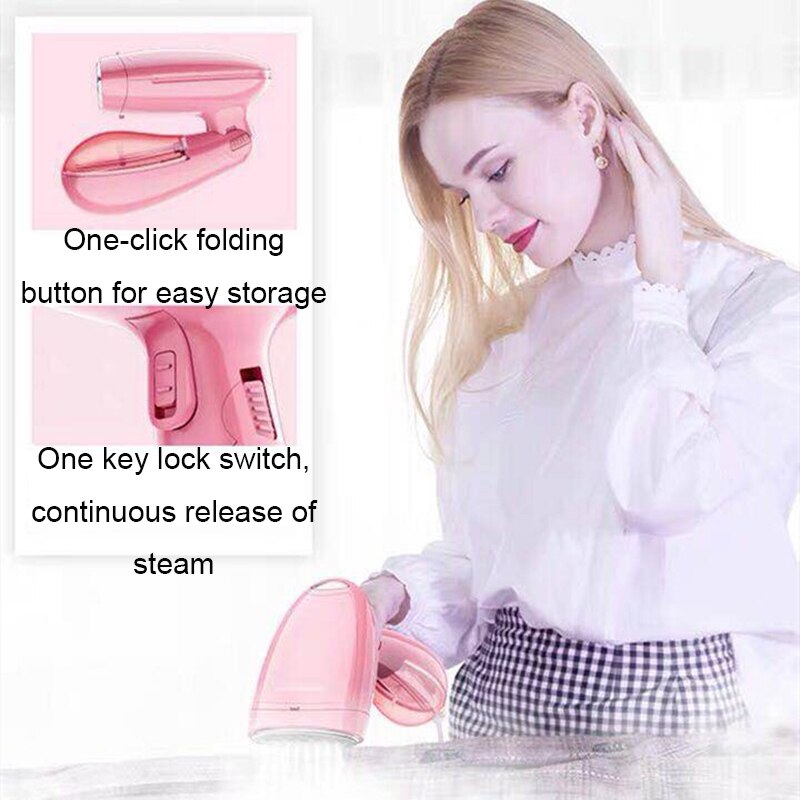 Handheld Steam Iron Garment Steamer For Clothe Folding Steam Ironing Electric Iron Household Travel Iron Steamer Clothes Steamer