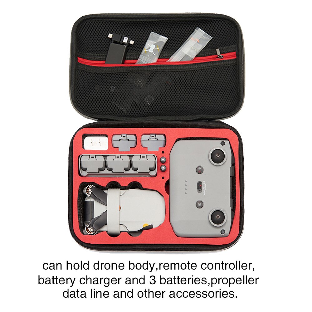 Per DJI Mavic Mini 2 Drone custodia per il trasporto custodia rigida custodia per fotocamera Drone e Smart Controller Box batterie accessori per custodie