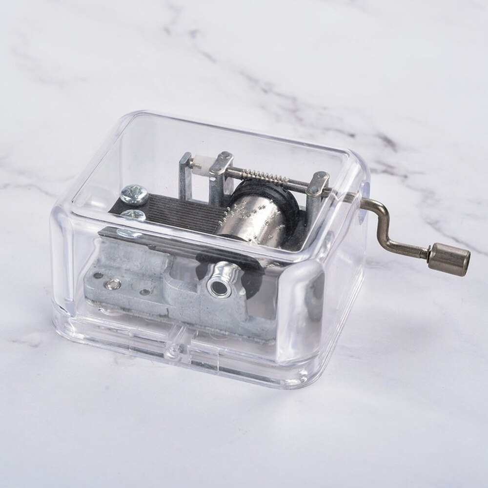 Music Box Hand Crank Birthday Chrismas for Kids Child Crafts