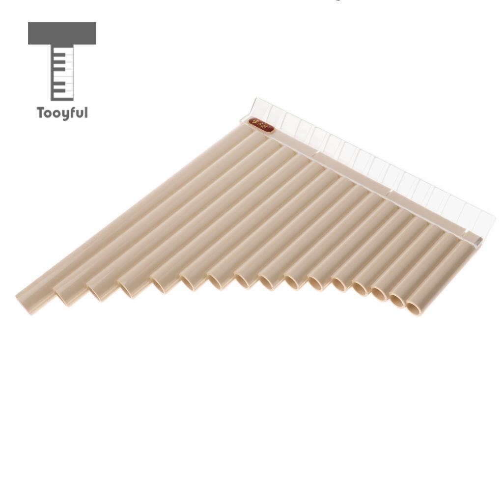 Tooyful patelnia flet 16 rur początkujący instrument dęty drewnianej rury C klucz Flauta Xiao