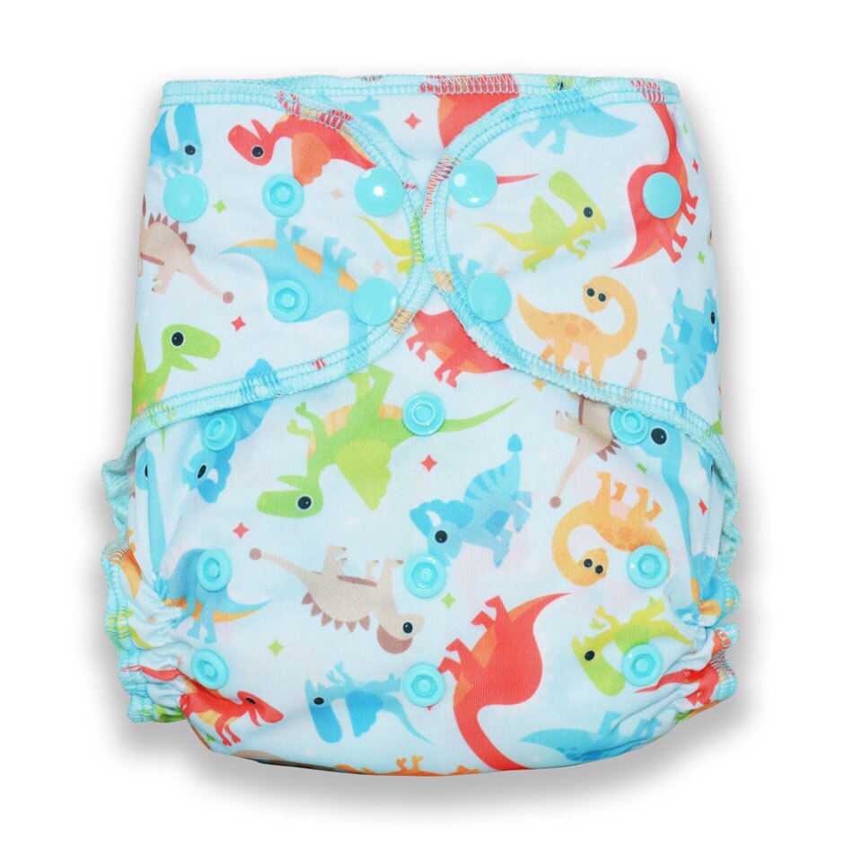 Miababy – couche épaisse AI2 en coton et bambou pour bébé, couche imperméable en tissu pour la nuit, 1 pièce: CP25fitteddiaper
