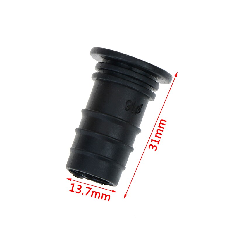 10 stk holdbar plast drivhus vannrør plugg 16 mm ende plugger rør fittings plast vannslange plugg !