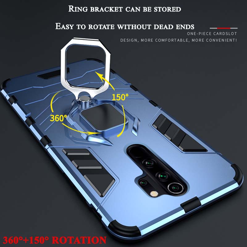 Etui pancerne dla Redmi Note 8 9 10 Pro Max 8A 8T 9A 9C 9S 10S Pokrowiec na telefon dla Xiaomi Mi 10 Lite 10T 5G POCO X3 NFC M3 F3 F2 Pro F1