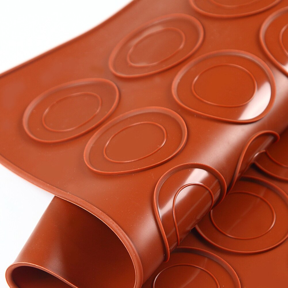 Macaron kit macaron silicone esteira antiaderente conjunto de molde de cozimento 30 capacidade macaron pot bolo decoração suprimentos diy bakeware suprimentos