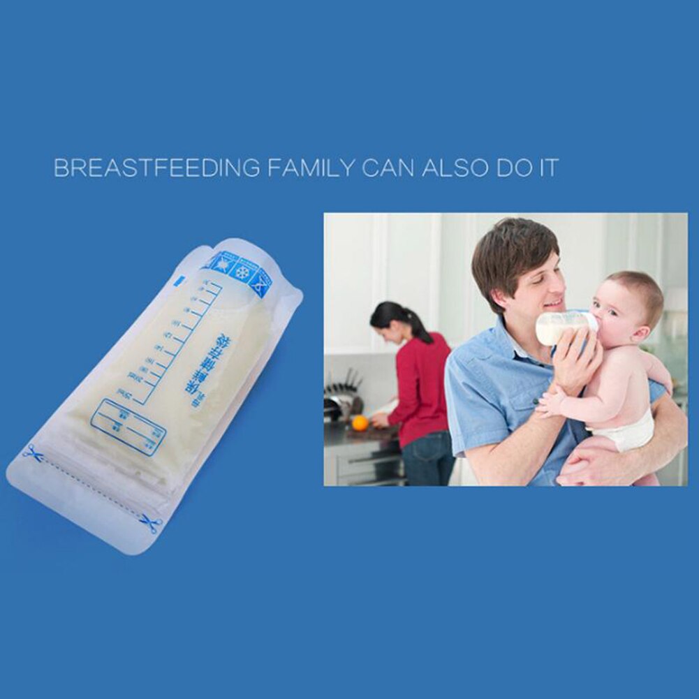 30 PCS 250ML Safe Food Storage Bags Breast Milk Freezer Bags Baby Breast Milk Storage Bag Liquid Breast Milk Storage Bags