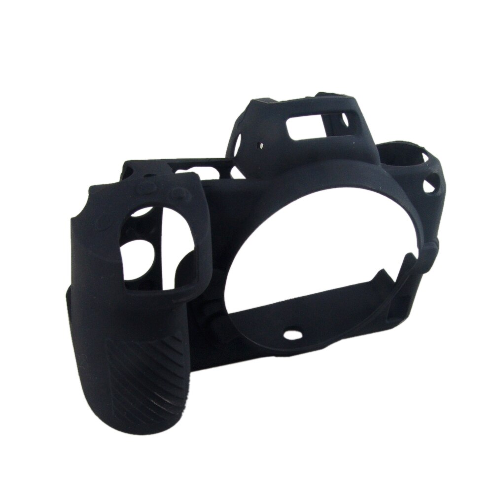 Funda de silicona para cámara Nikon Z6 Z7 protector de cuerpo de goma de vidrio templado